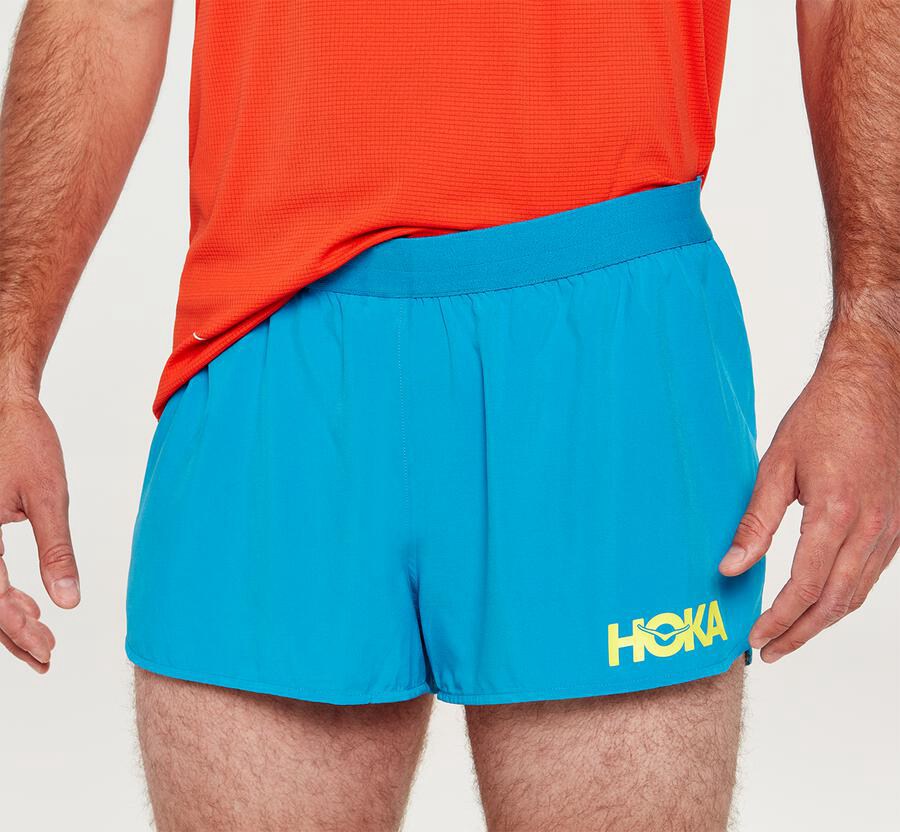 Hoka One One Shorts Herre - Performance - Blå - 712053NBK